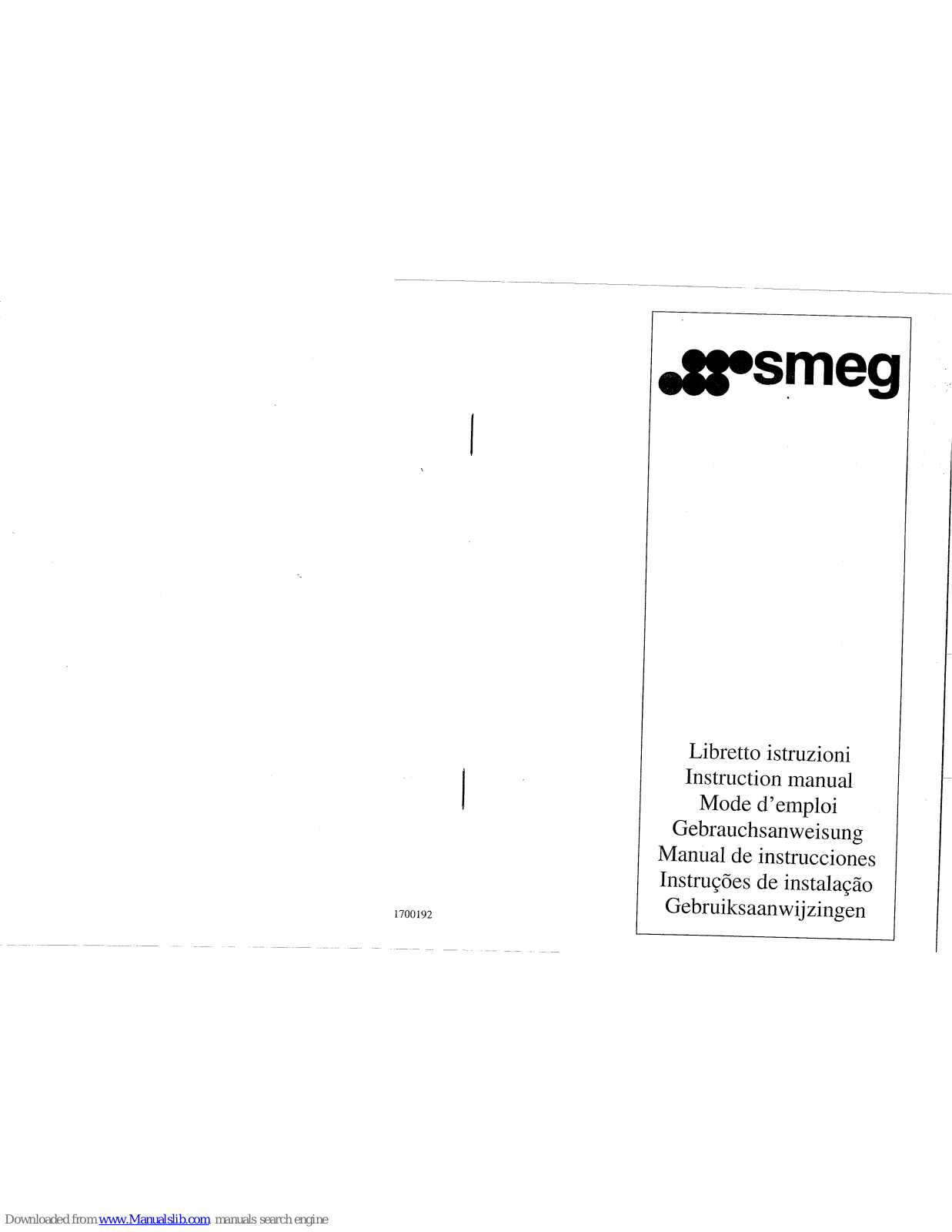 Smeg Hood KA9X-1 Manual De Instrucciones