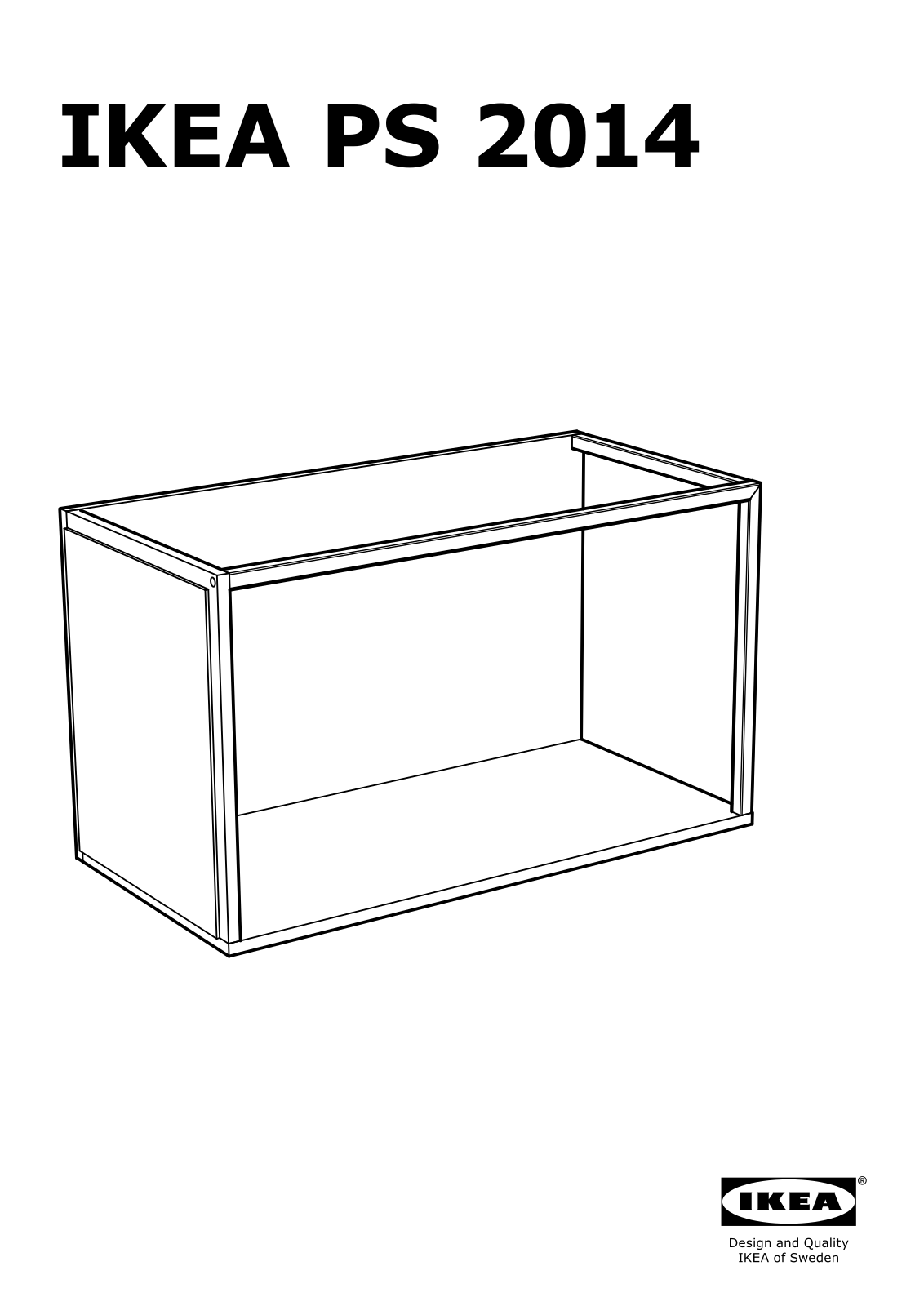 Ikea 70268397, S49011747, S59011695, S59011737, S59011756 Assembly instructions