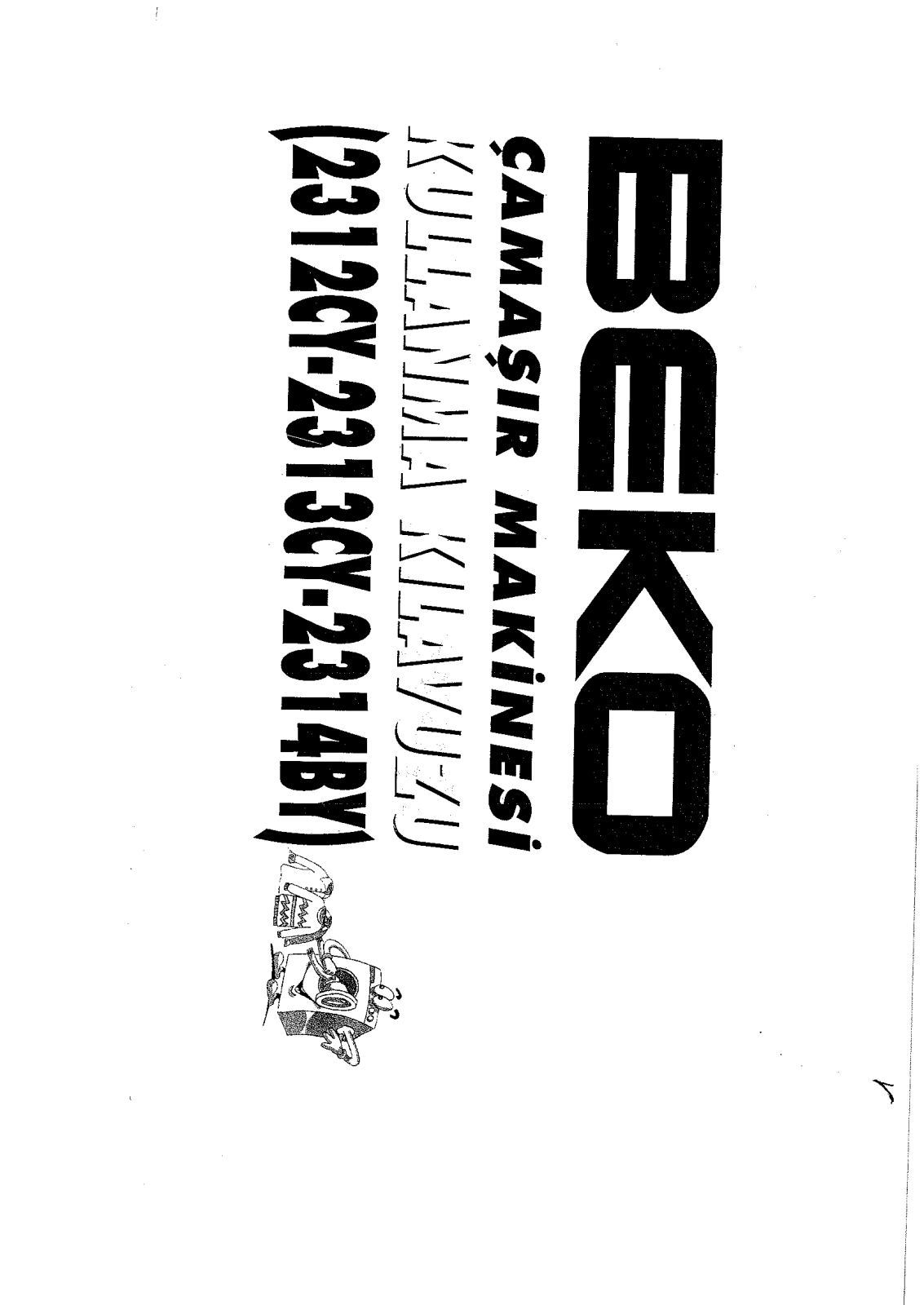 Beko 2312CY, 2313CY, 2314BY User manual
