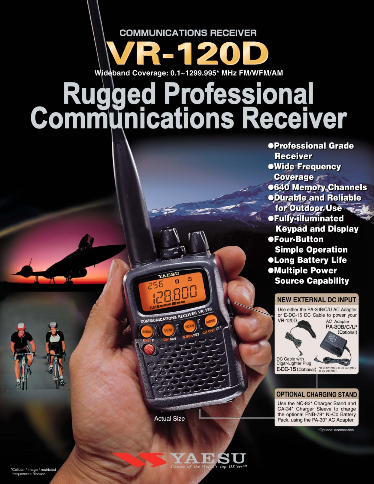 Yaesu VR-120D BROCHURE