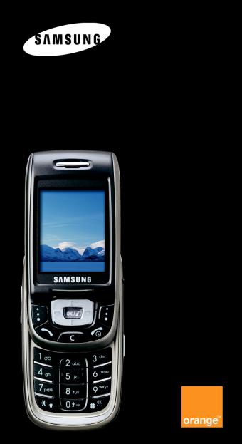 Samsung SGH-D500, SGH-D500E User Manual