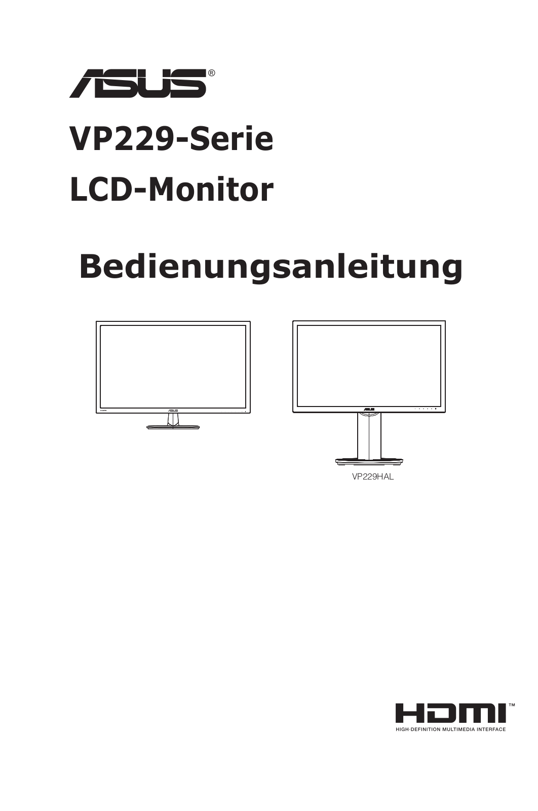 ASUS VP229HAL Service Manual