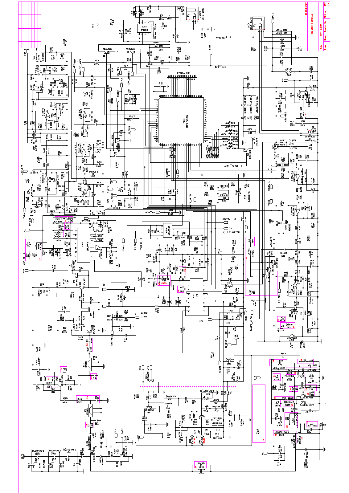 TTI TX-1446LP Schematic