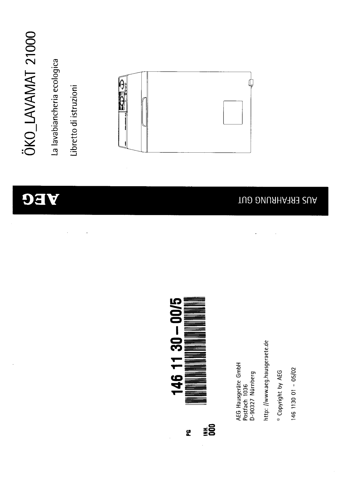 AEG LAV21000 User Manual