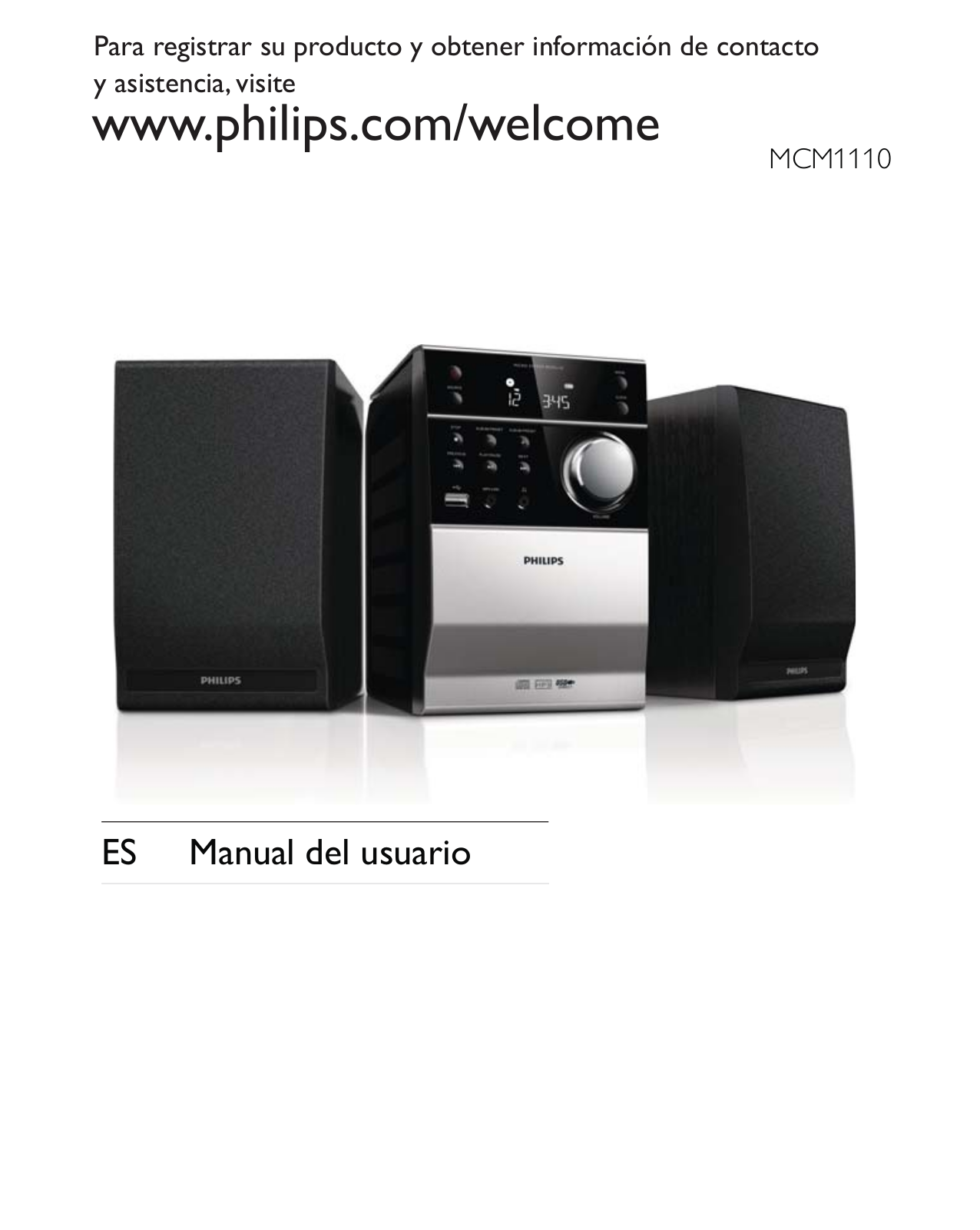 Philips MCM1110 User Manual