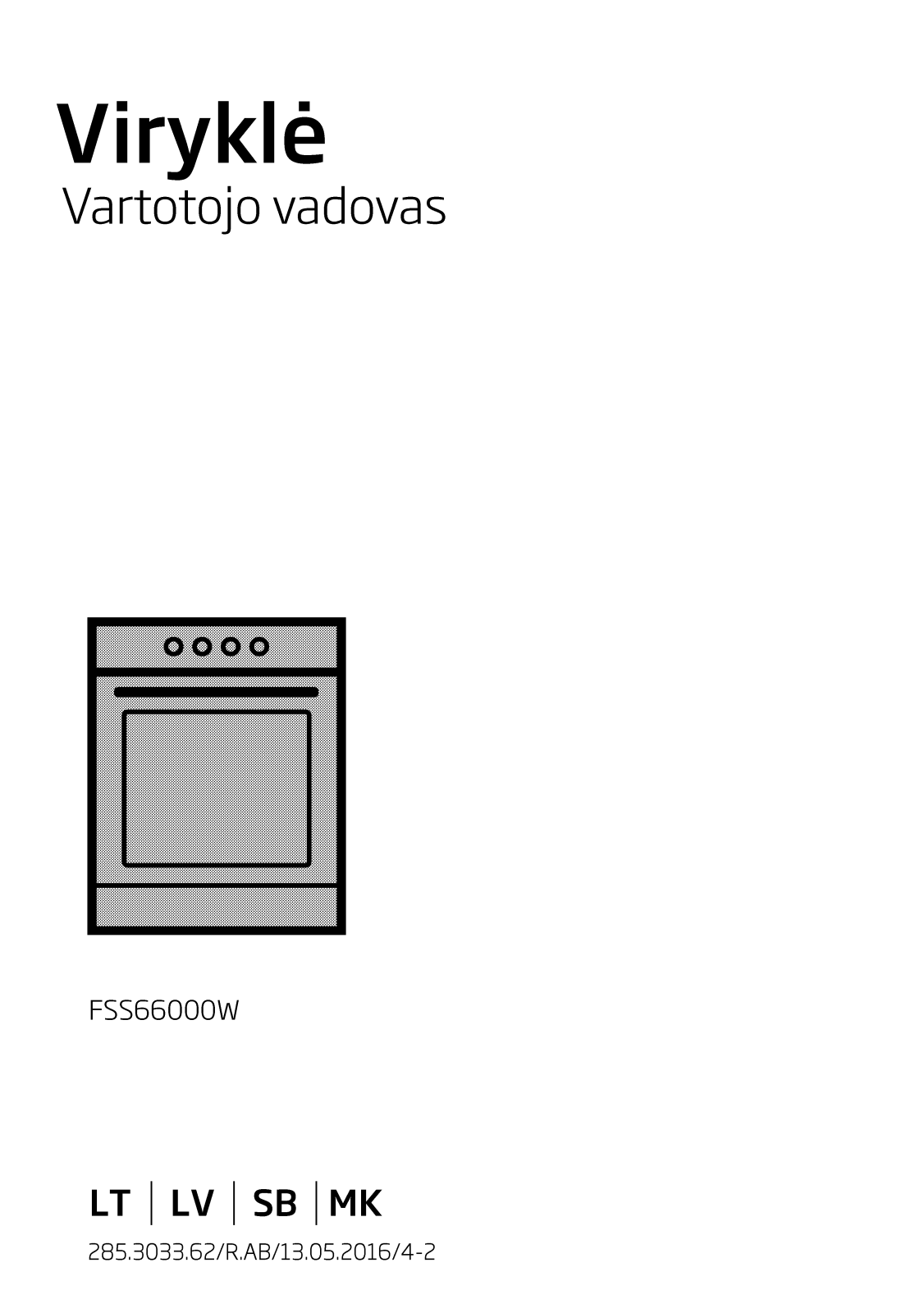 Beko FSS66000W User manual