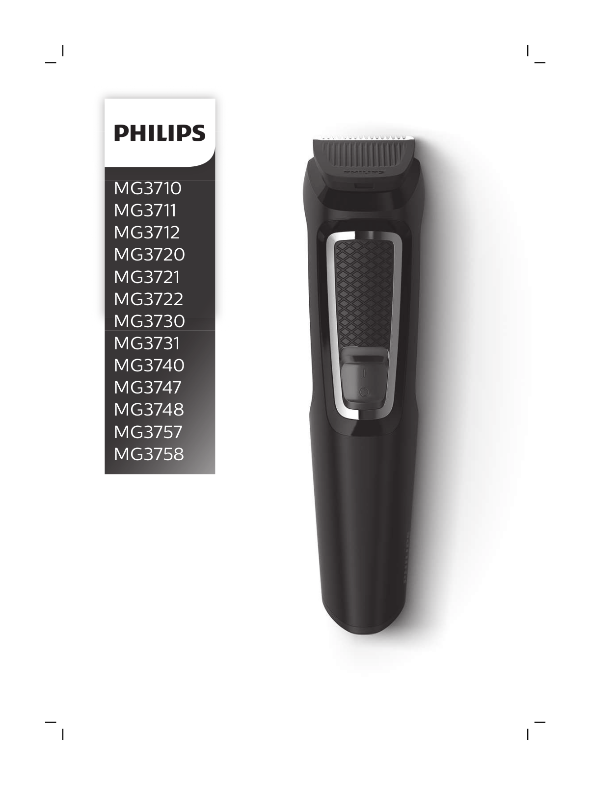 Philips MG3731 User Manual