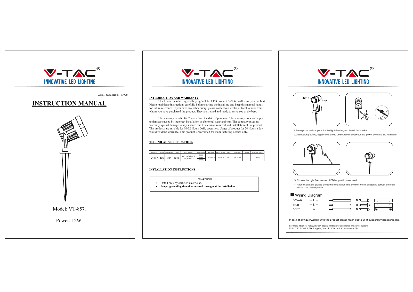 V-TAC VT-857 User guide - ManualMachine.com