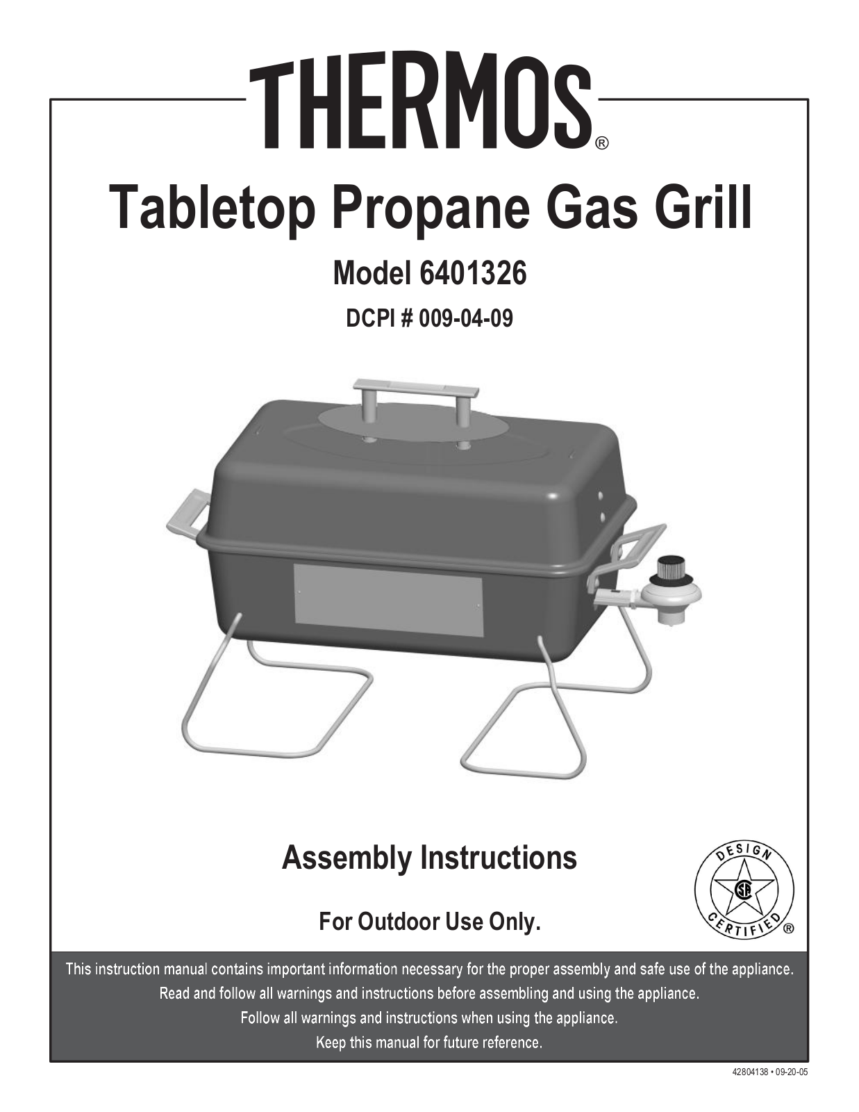 Charbroil 06401326 Owner's Manual