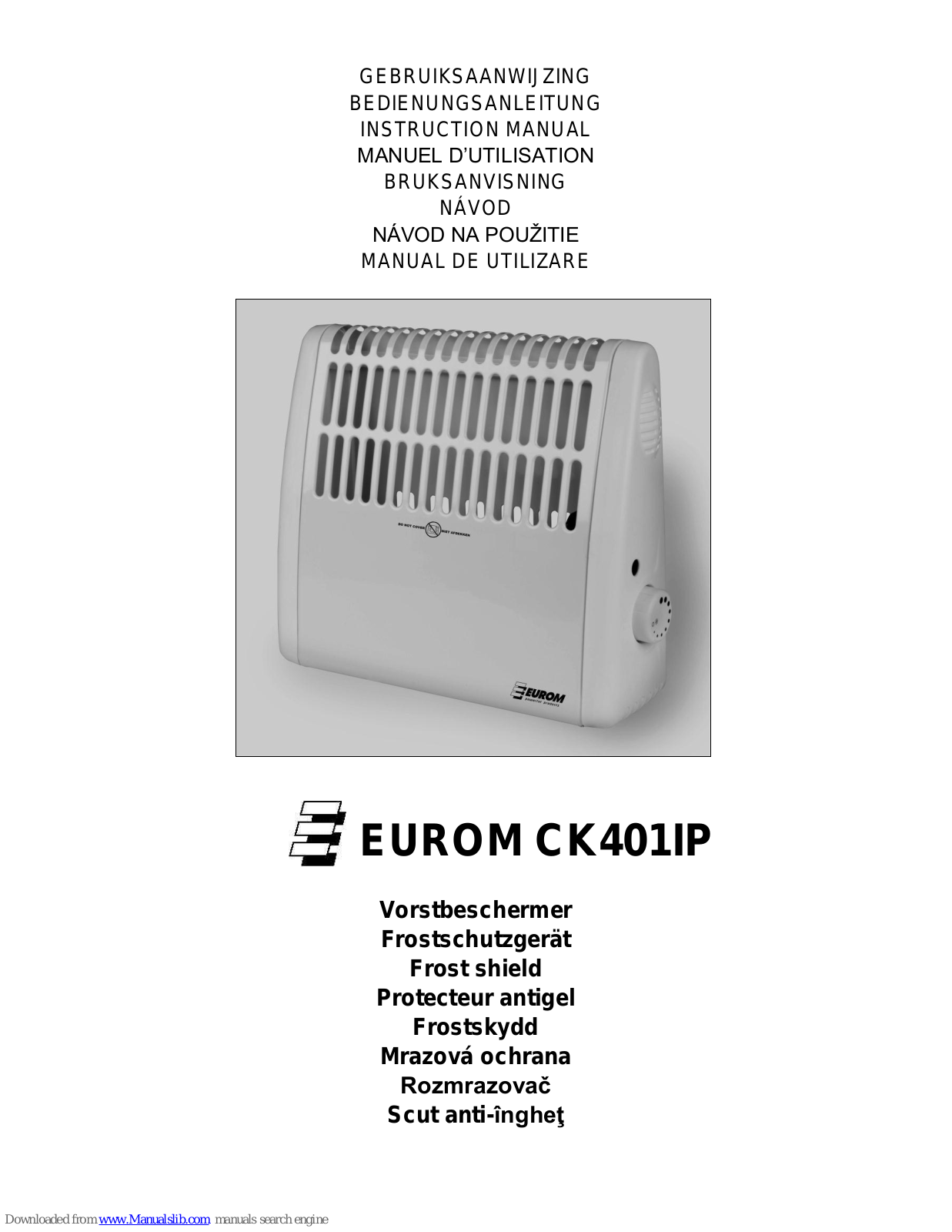 EUROM CK401IP Instruction Manual