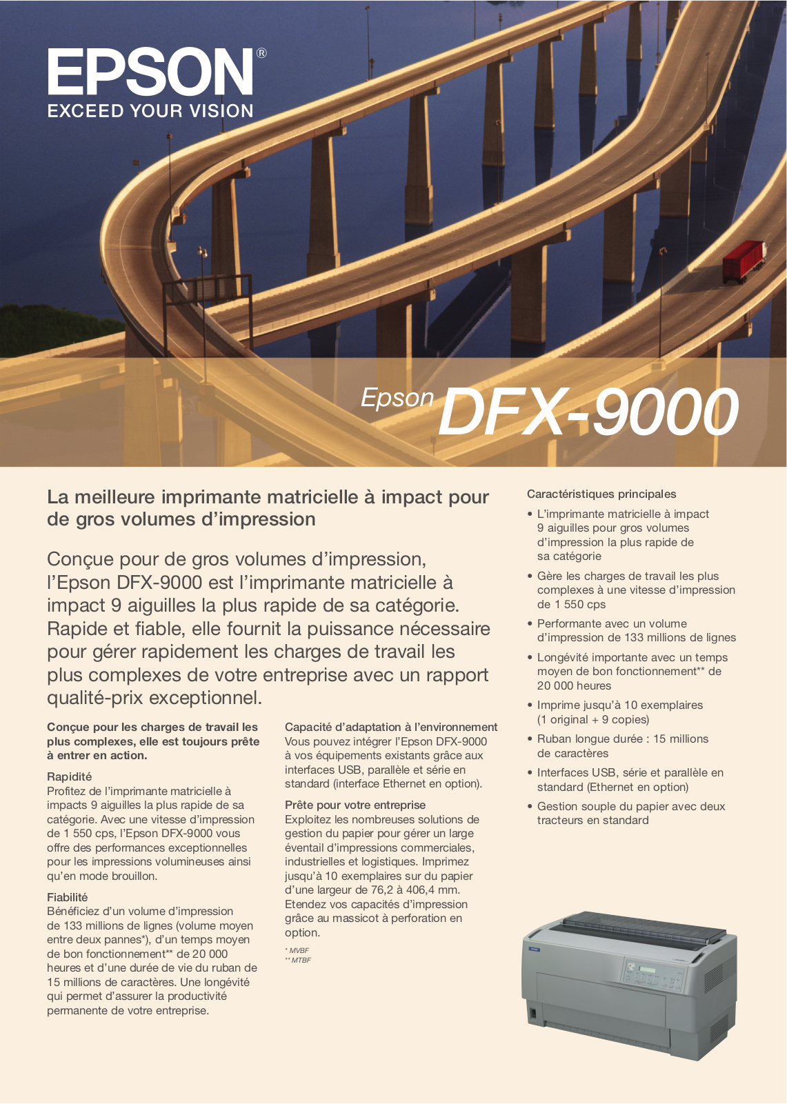 Epson DFX-9000 BROCHURE