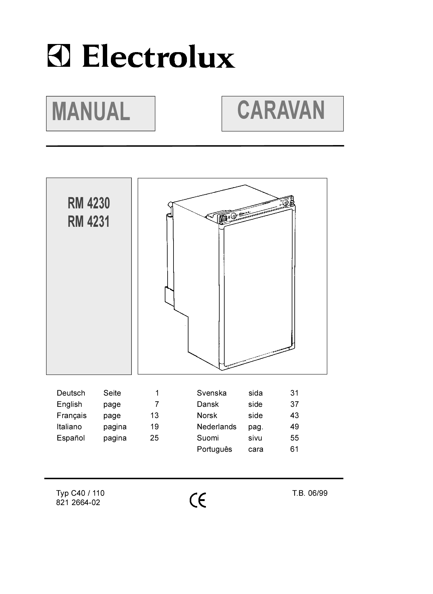 AEG-Electrolux RM4231 User Manual