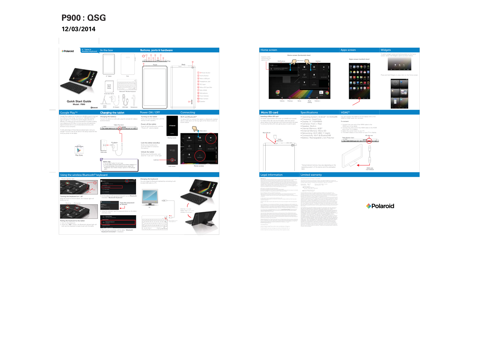 Jingwah Information Technology W909G User Manual