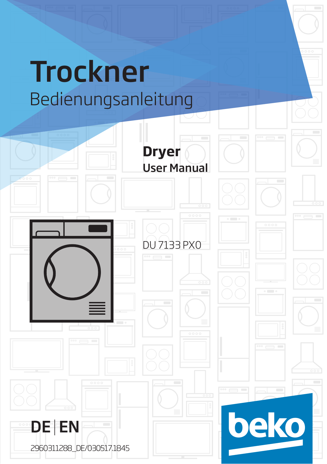 Beko DU7133 PX0 User manual