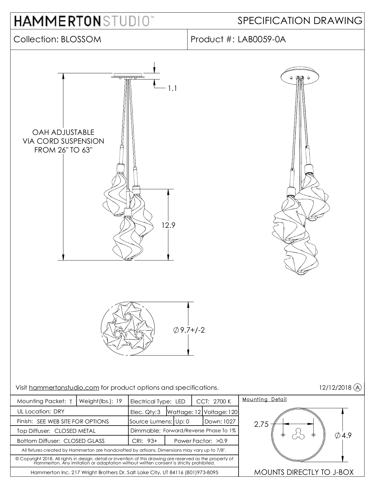 Hammerton Studio GCCL1024 Specifications - ManualMachine.com