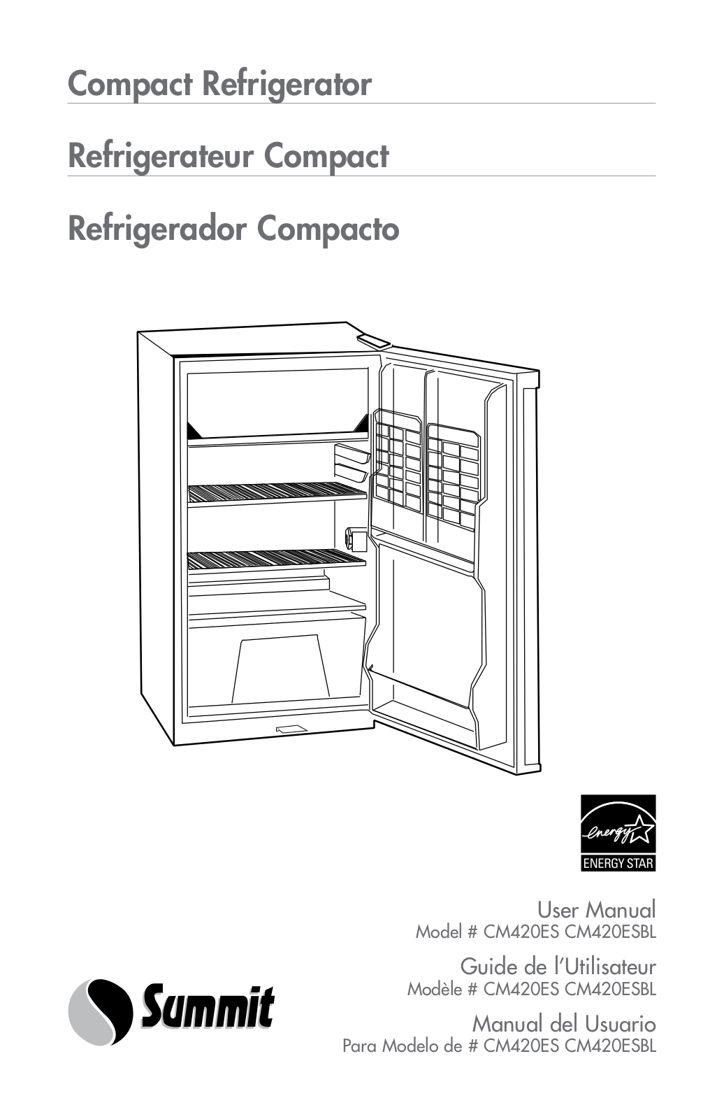 Summit CM420ESBL User Manual