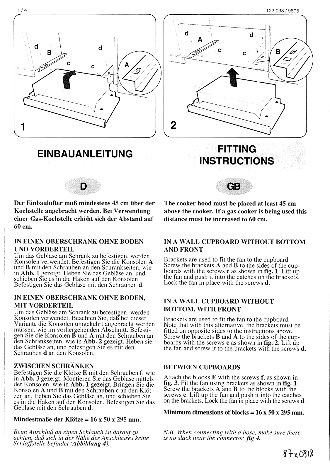 De dietrich CD2553F1 User Manual