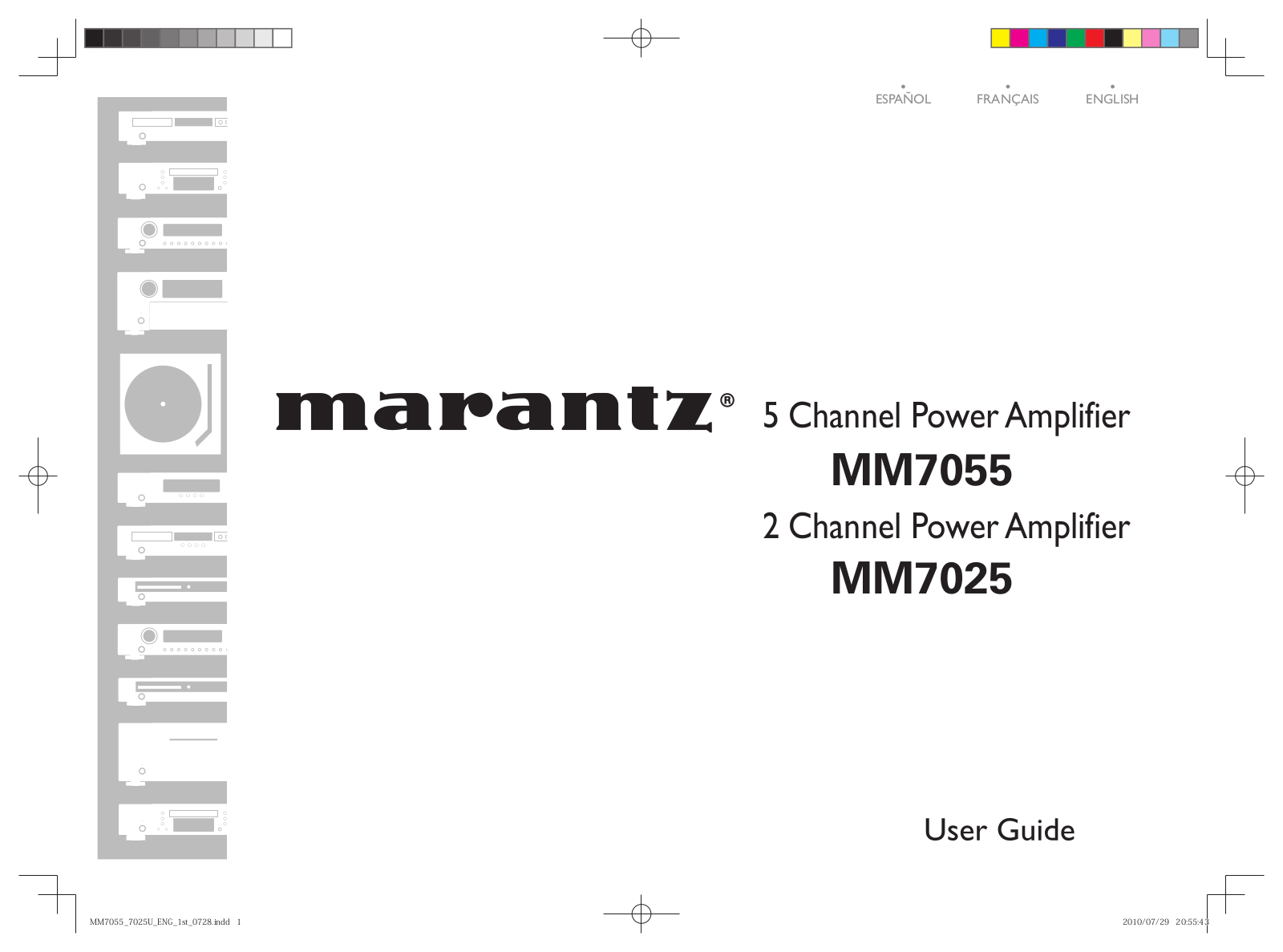 Marantz MM7055, MM7025 User Manual