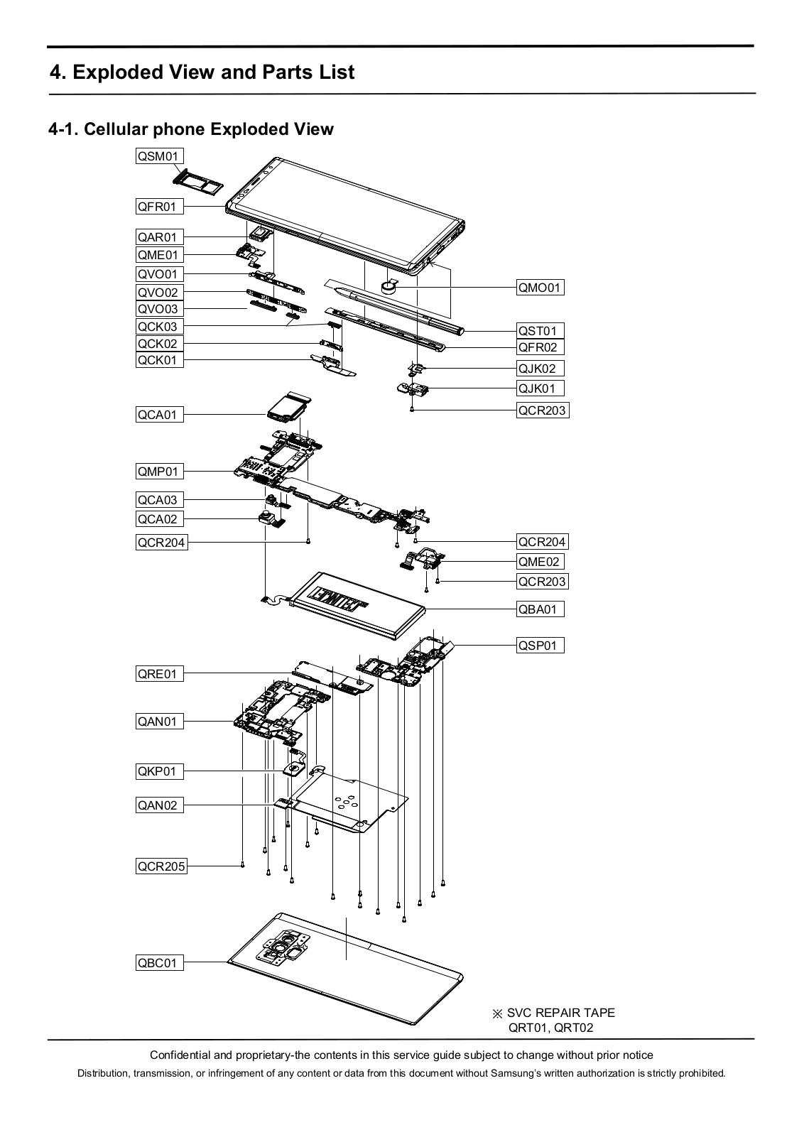 Samsung SM-N960F service manual EVAPL