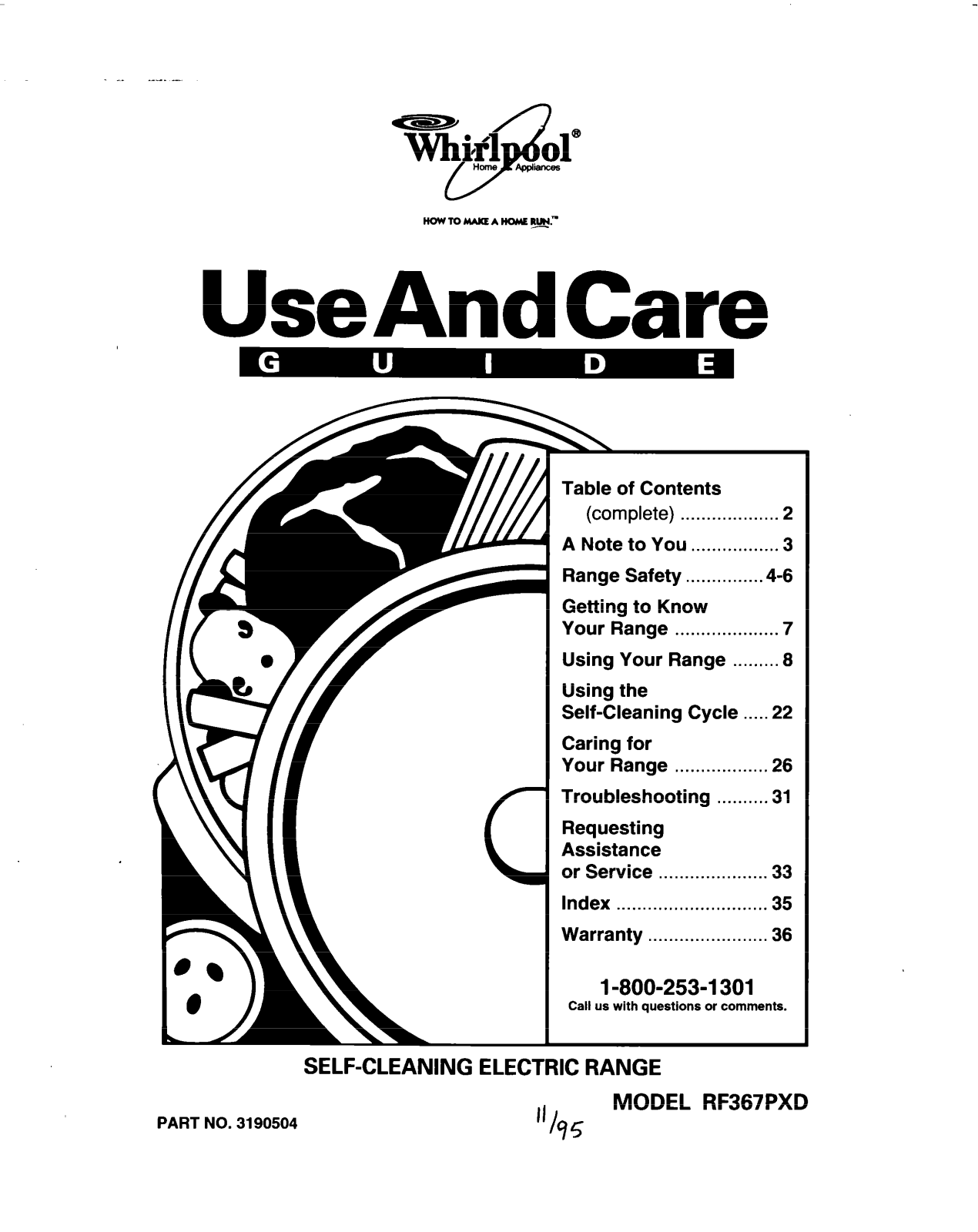 Whirlpool RF367PXD User Manual - ManualMachine.com