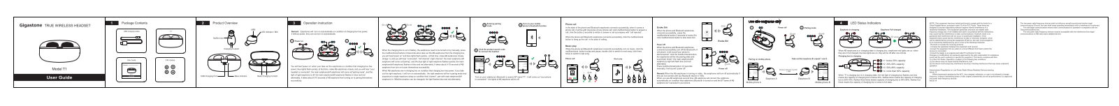 Gigastone T1 Users Manual