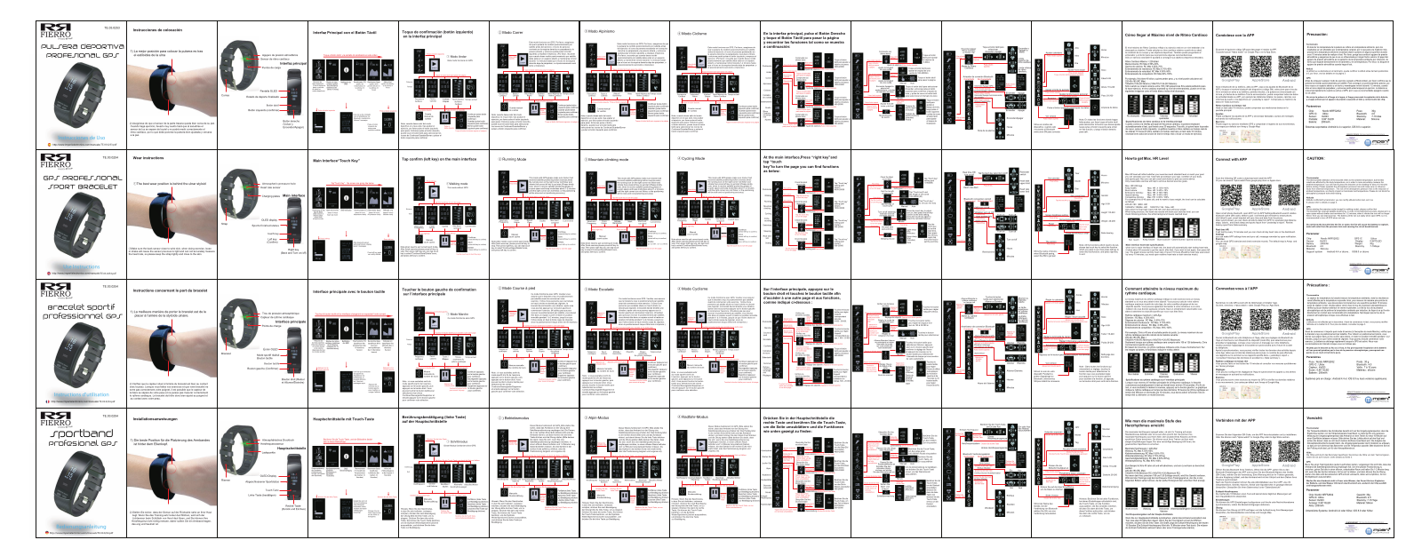imperii electronics GPS Professional Sport Bracelet Instruction Manual