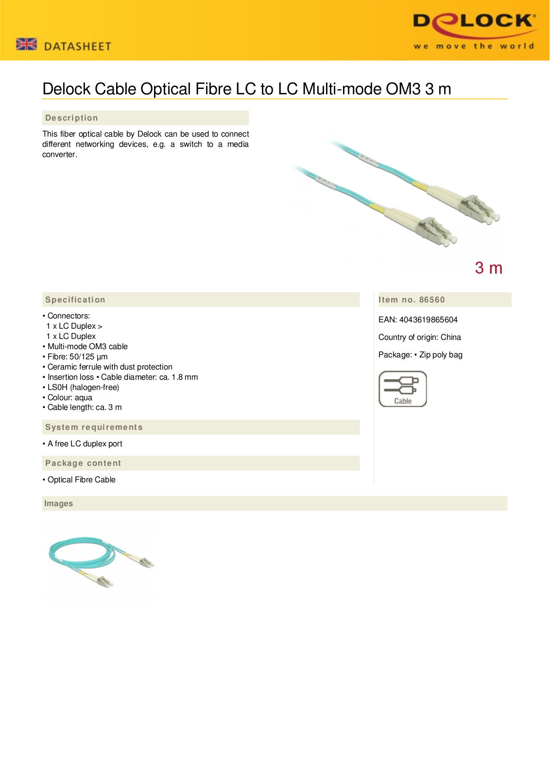 DELOCK 86560 Datasheet - ManualMachine.com
