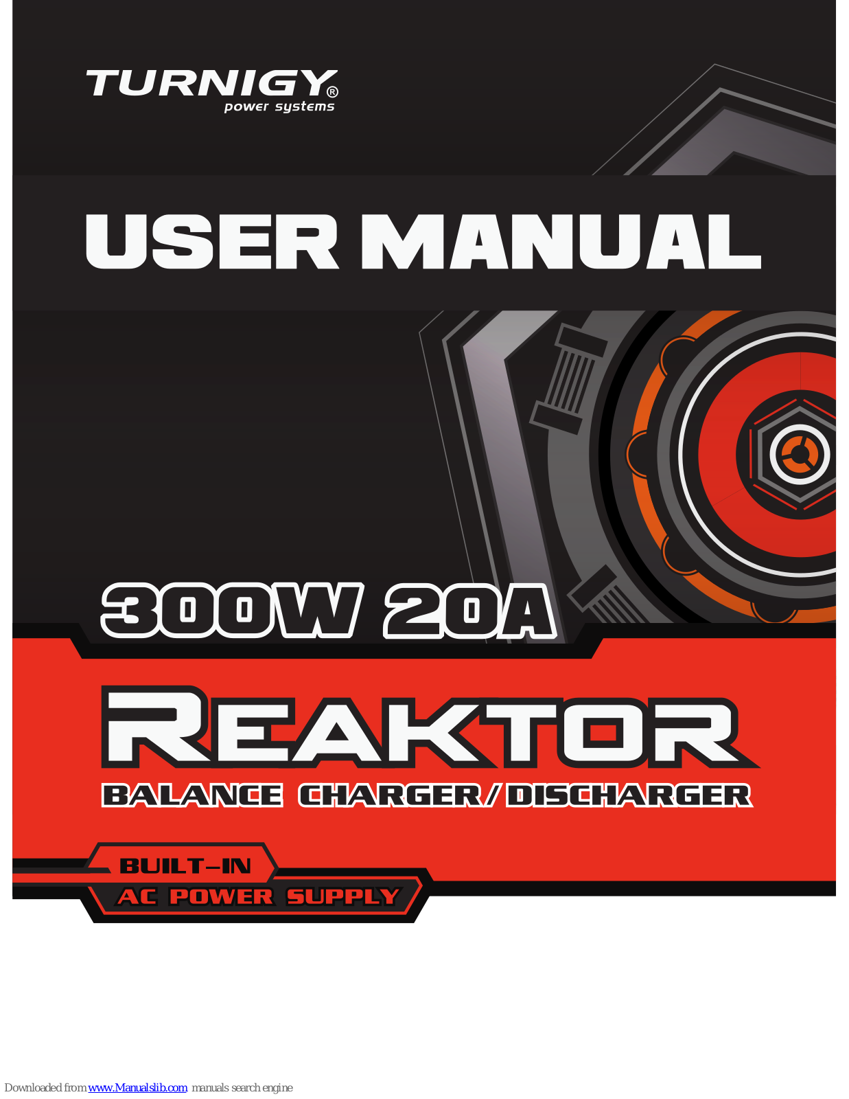 Turnigy Reaktor 300W 20A User Manual