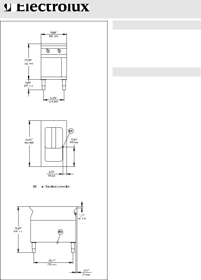 Electrolux 584095 S90, 584096 S90 General Manual