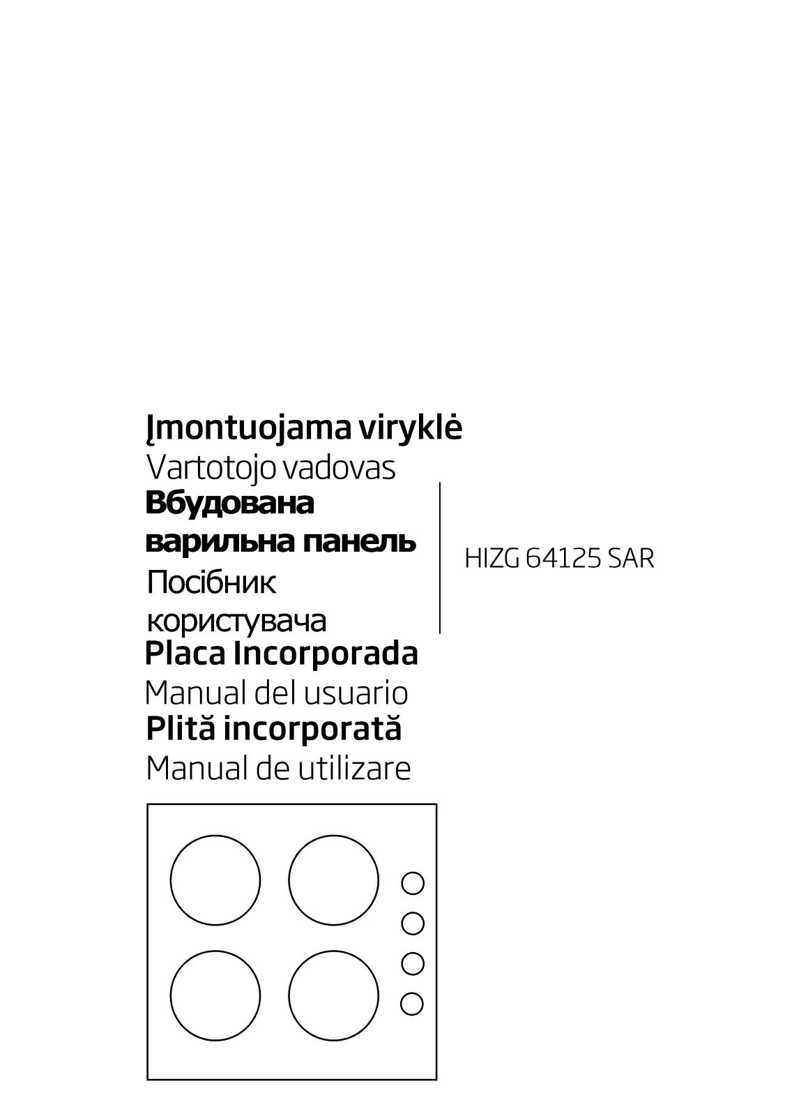 Beko HIZG64125SAR User manual