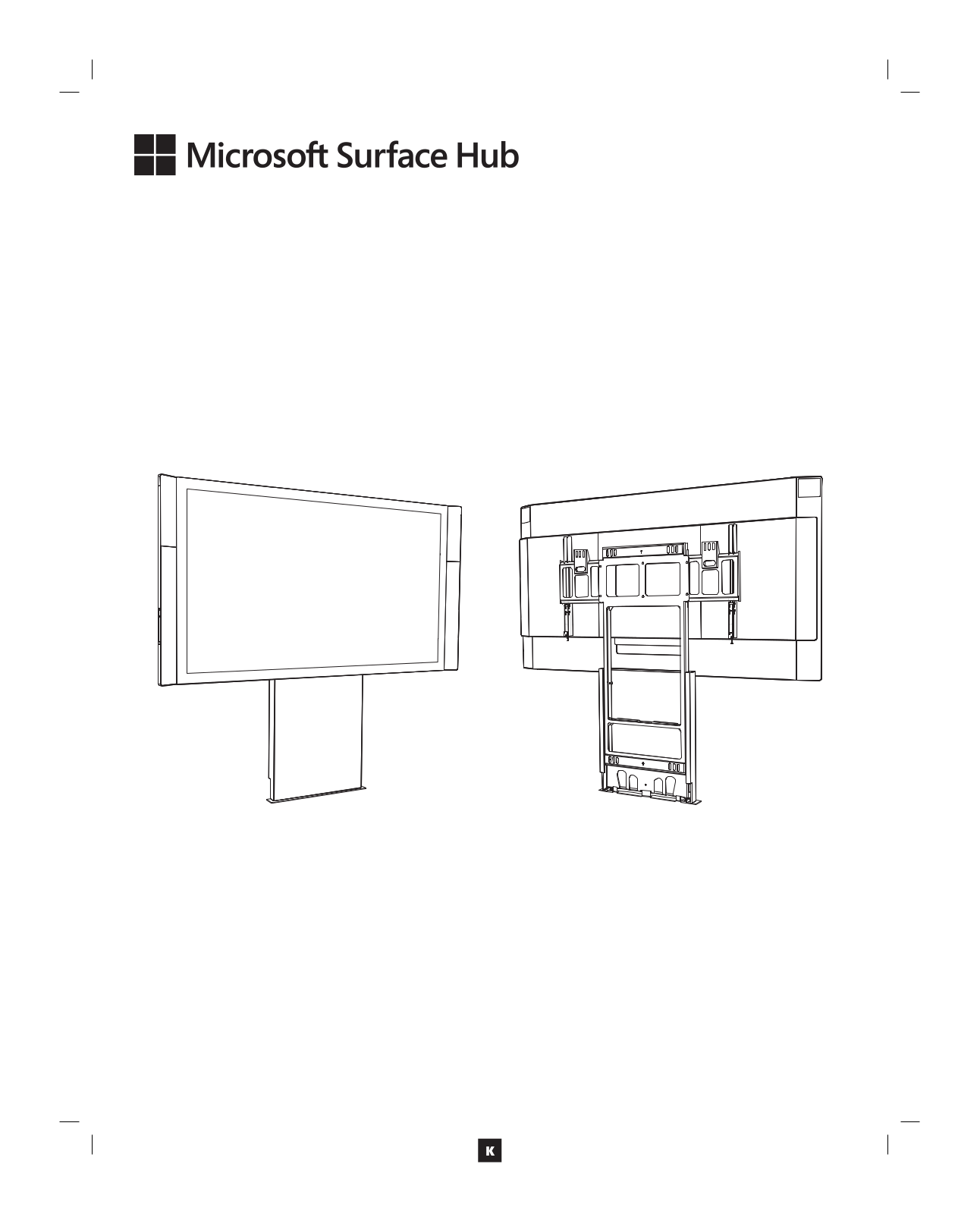 Microsoft Surface Hub 55, Surface Hub 84 Assembly And Mounting Manual