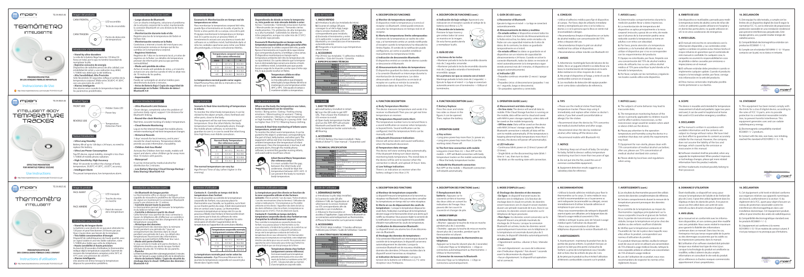 imperii electronics Intelligent Body Temperature Tracker Instruction Manual