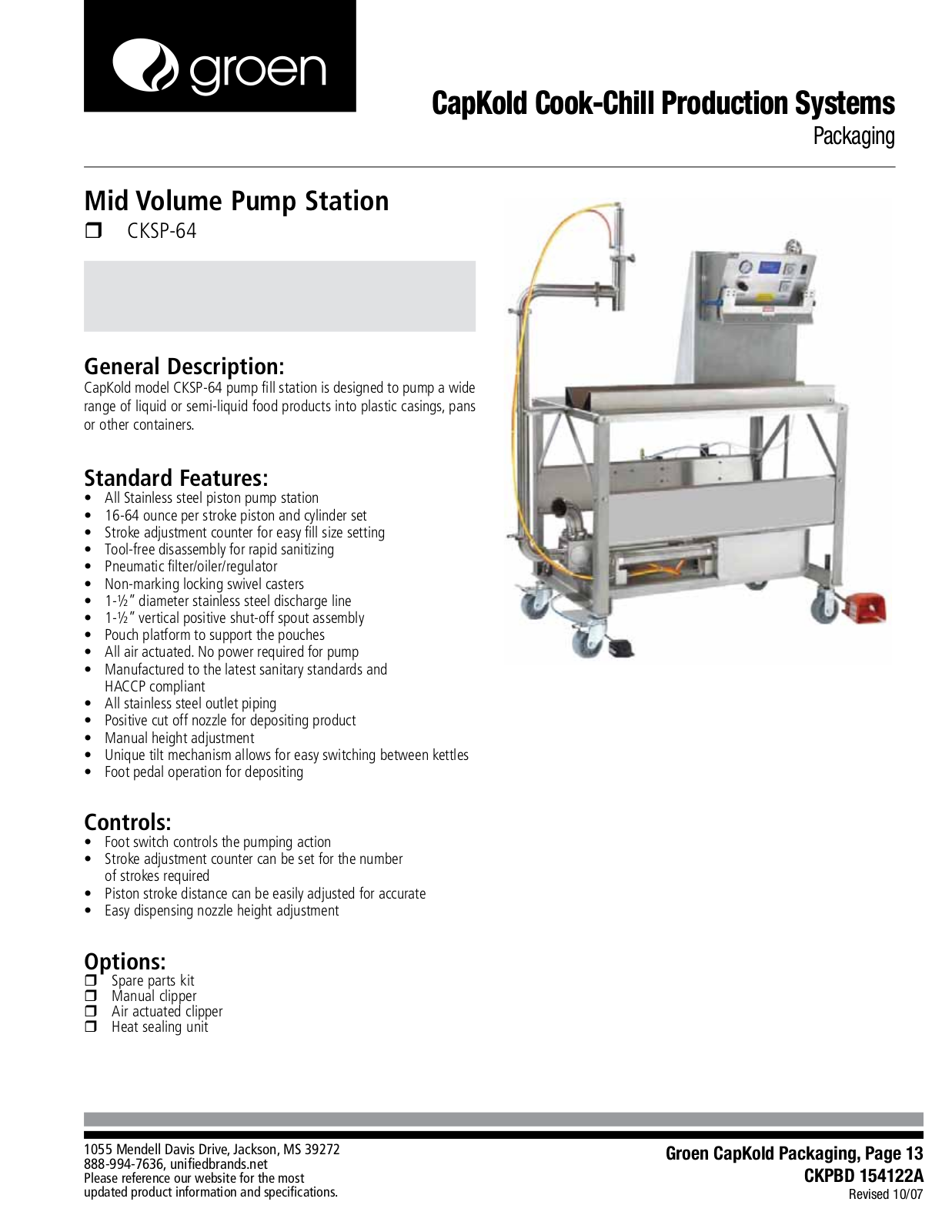 CAPKOLD CKSP-64 User Manual