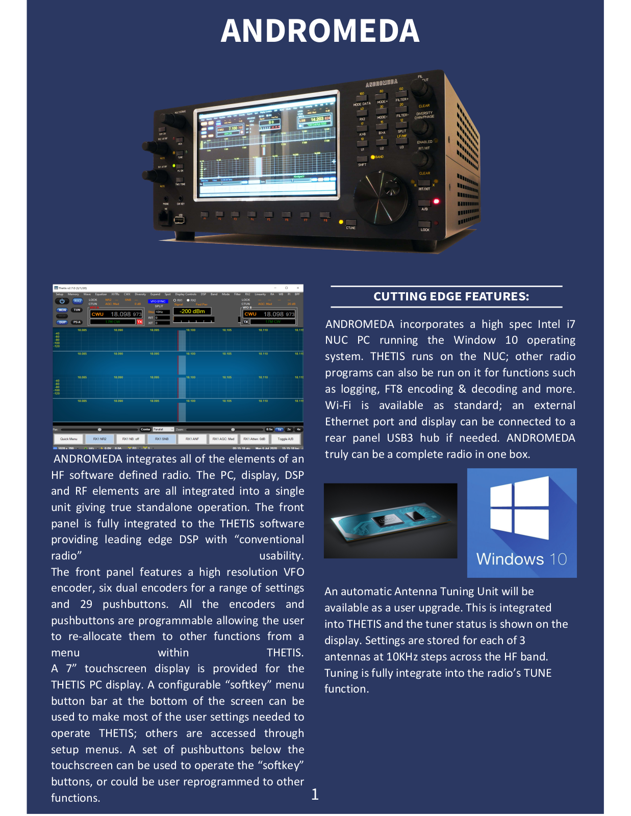 Apache Labs Andromeda brochure - ManualMachine.com