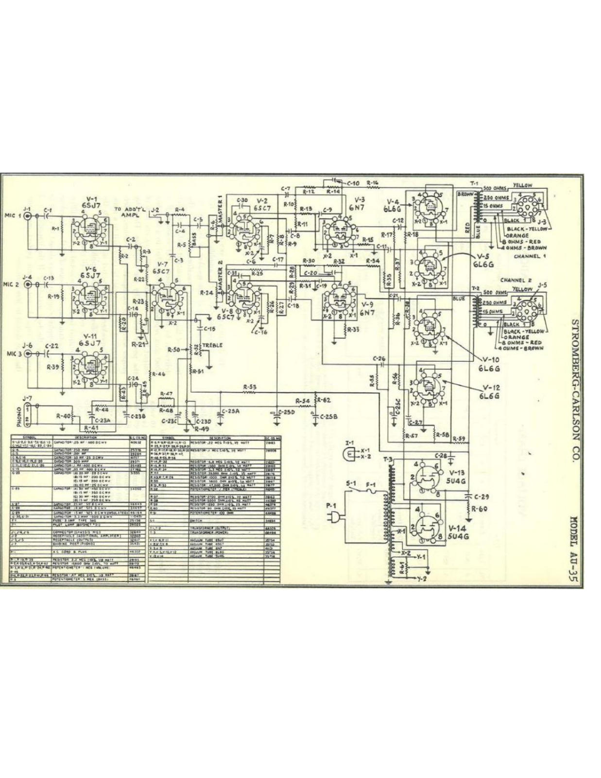Stromberg-Carlson AU35 Schematic - ManualMachine.com