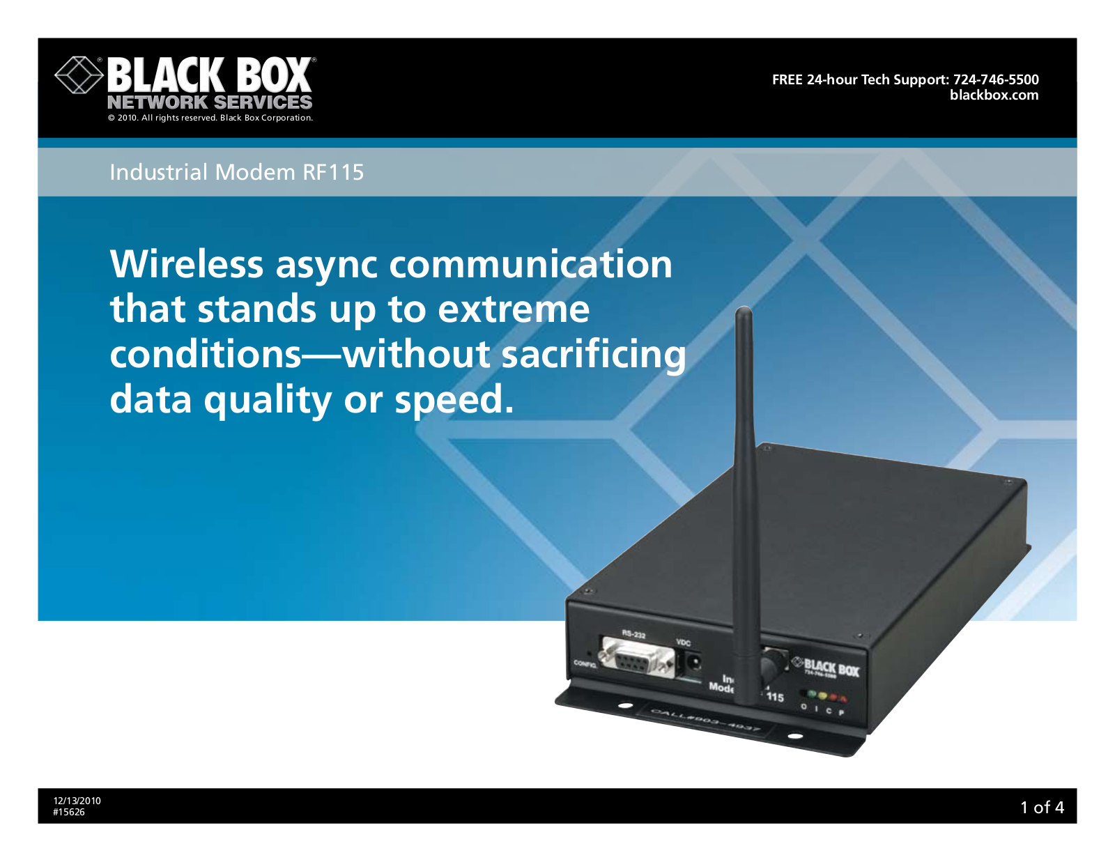 Black Box RF115 User Manual