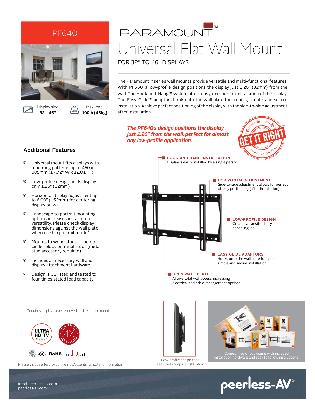 Peerless PF640 Datasheet