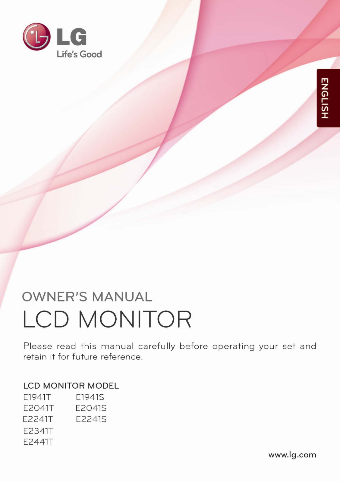 LG E2441TX User Manual