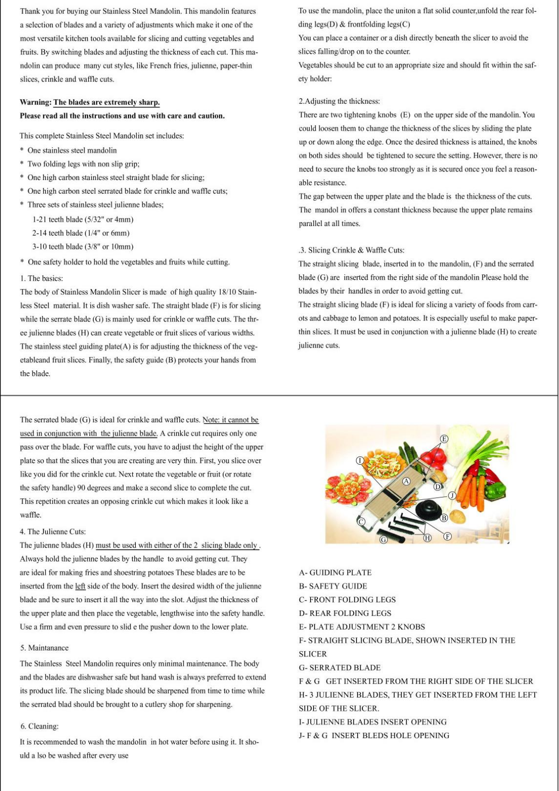 Omcan Food Machinery MANO User Manual