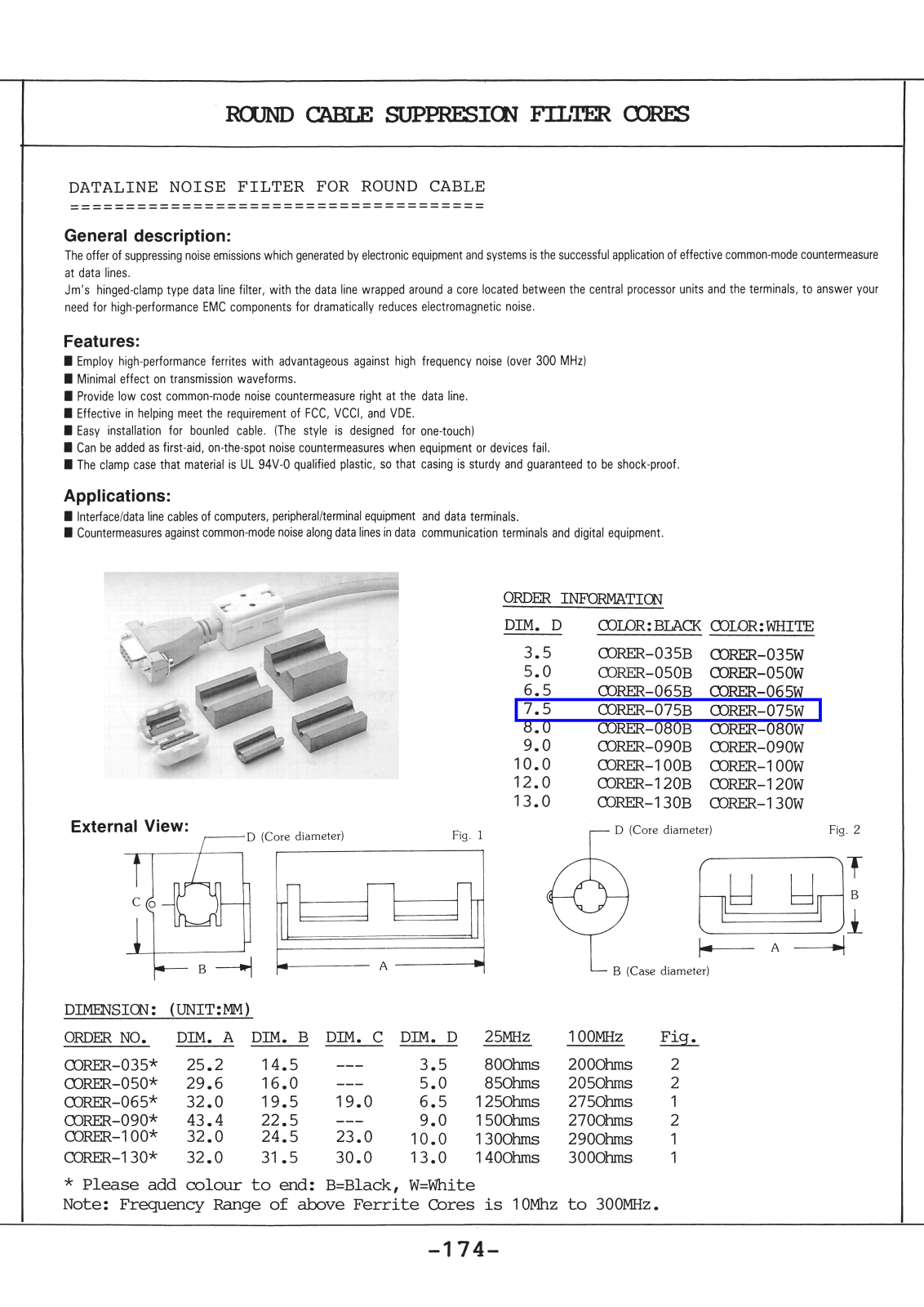 Datasheet FERRITRING 7,5 Datasheet (FREI) - ManualMachine.com