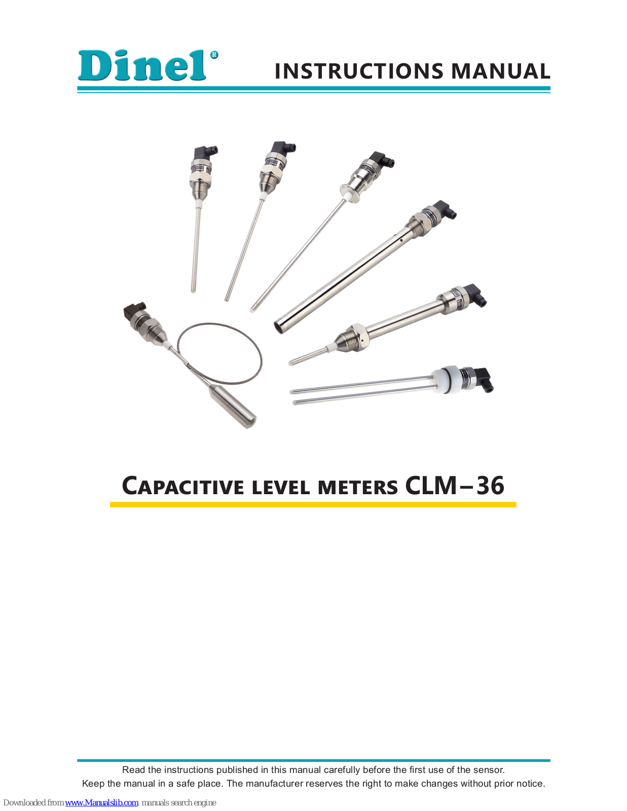 Dinel CLM–36 Instruction Manual