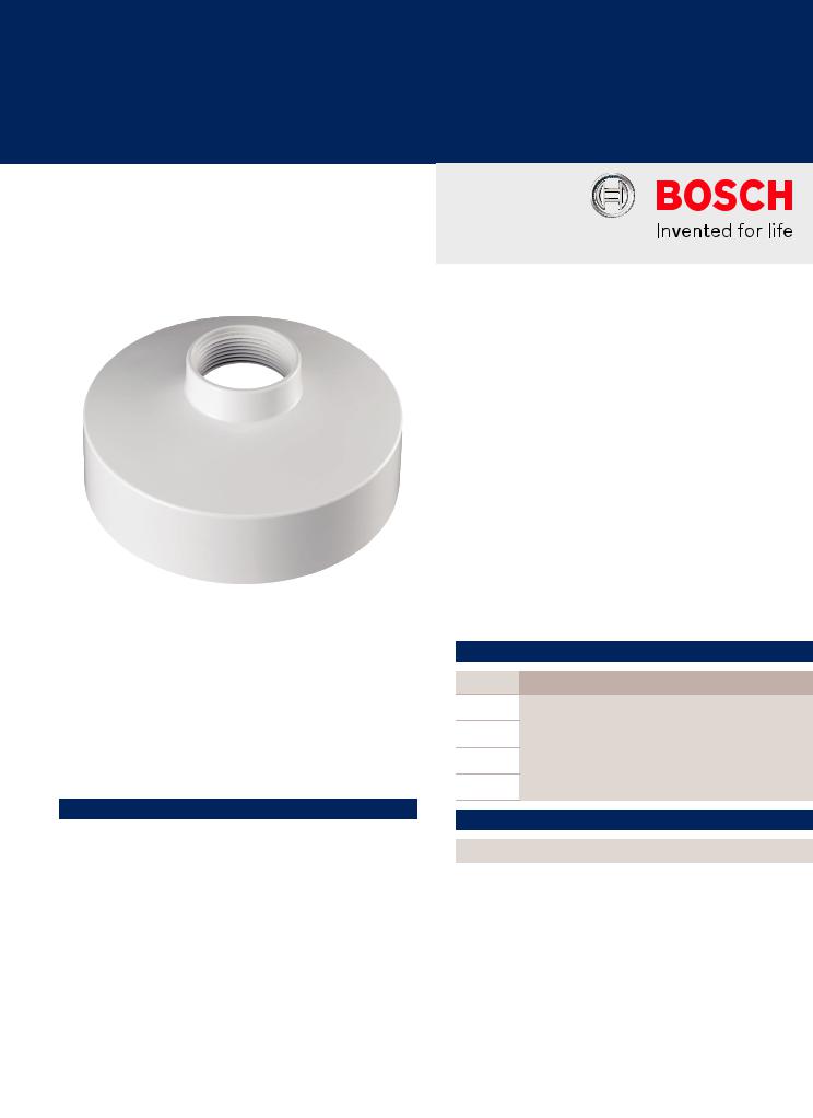 Bosch NDA-7010-PIP Specsheet