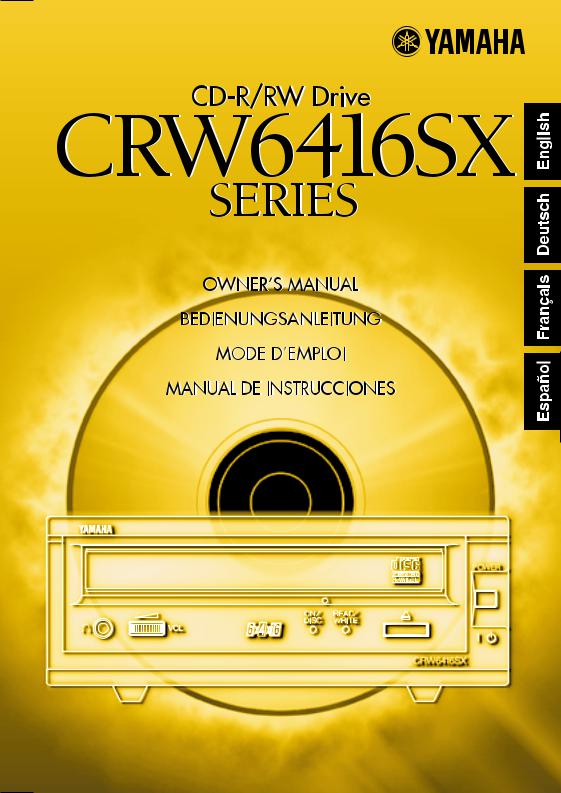 Yamaha CRW6416SXZ User Manual