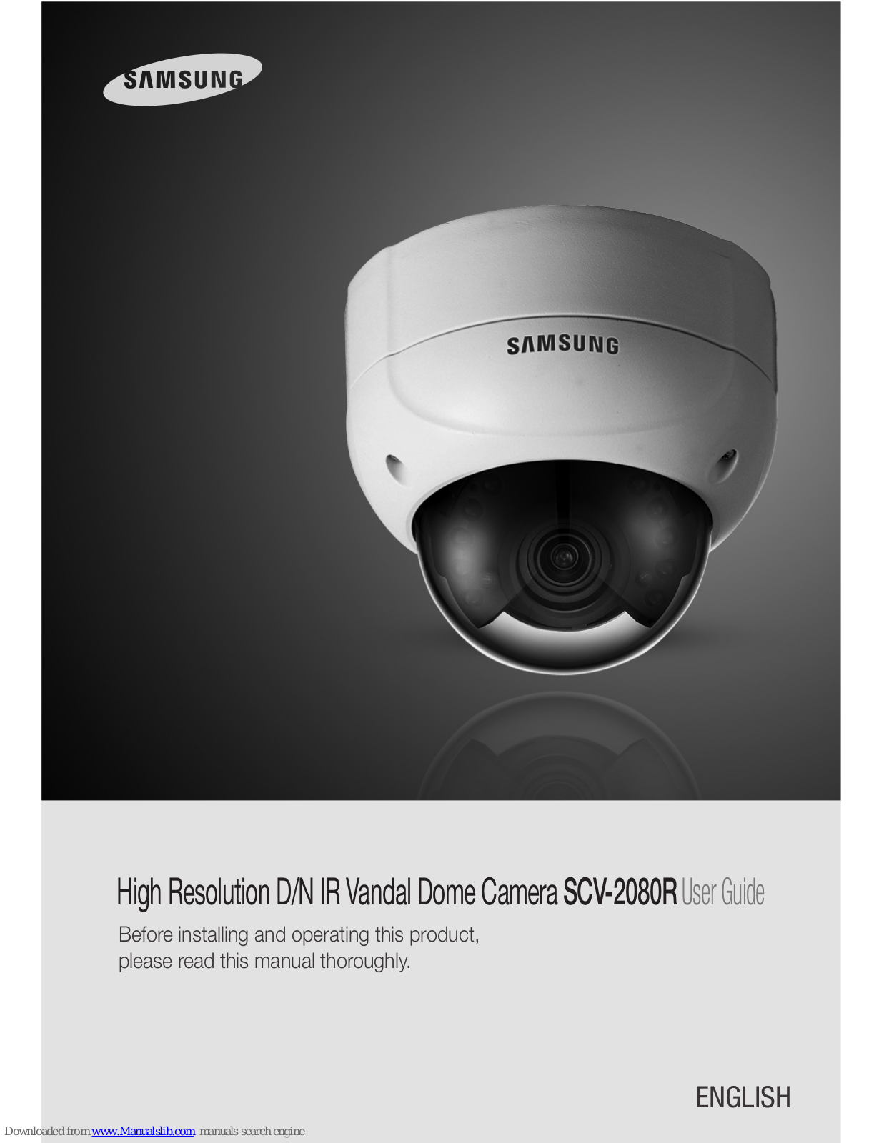 Samsung SCV-2080R Series, SCV-2080RN, SCV-2080RP User Manual