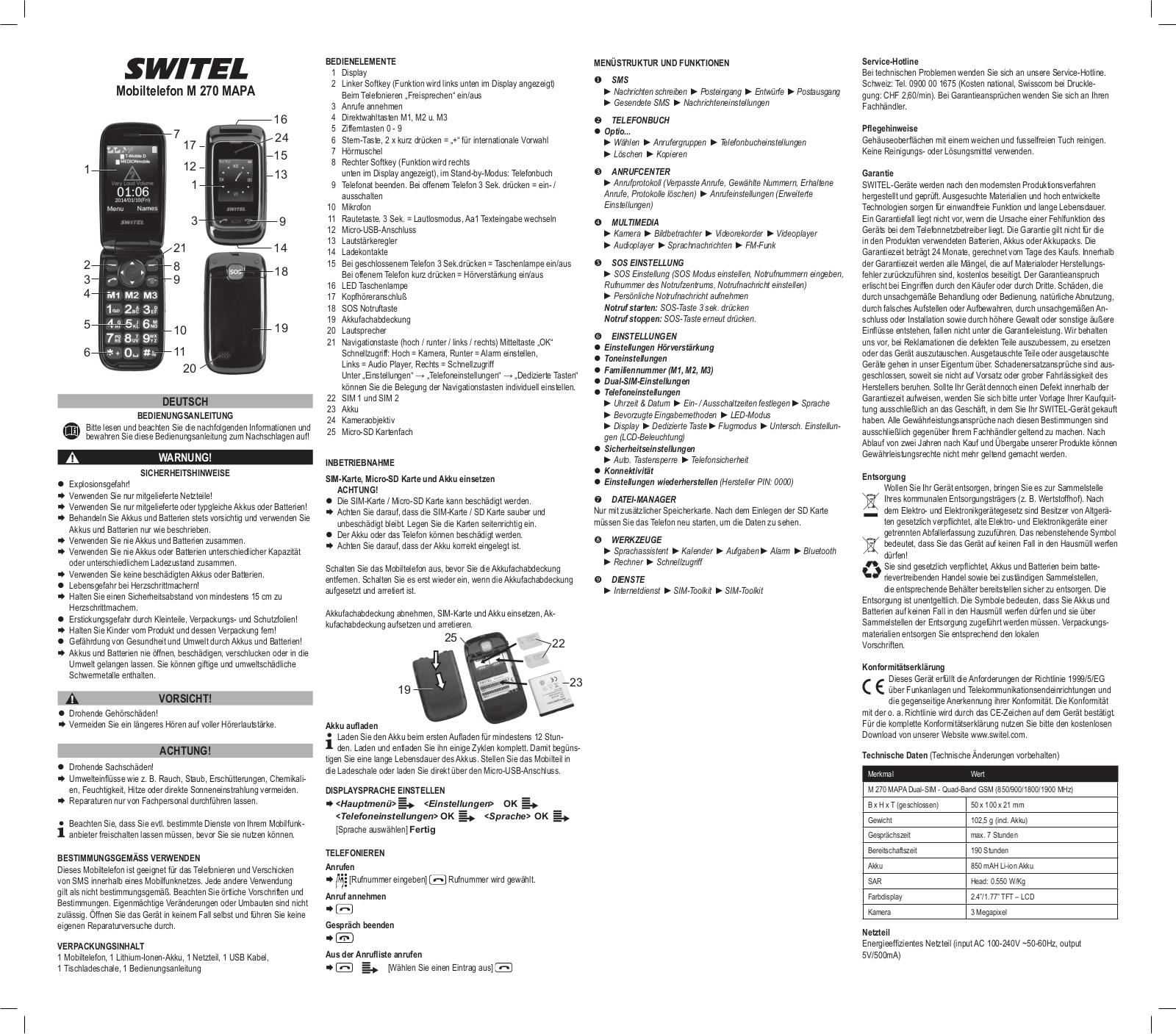 Switel M270 User Manual - ManualMachine.com