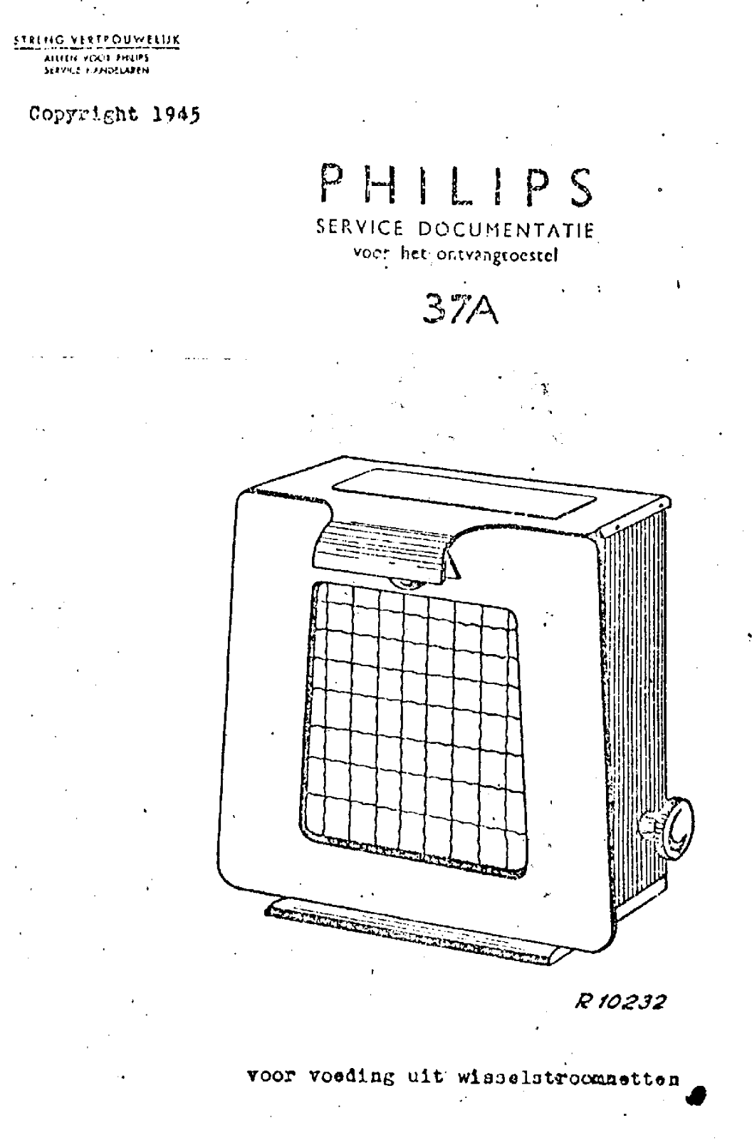 Philips 37-A Service Manual