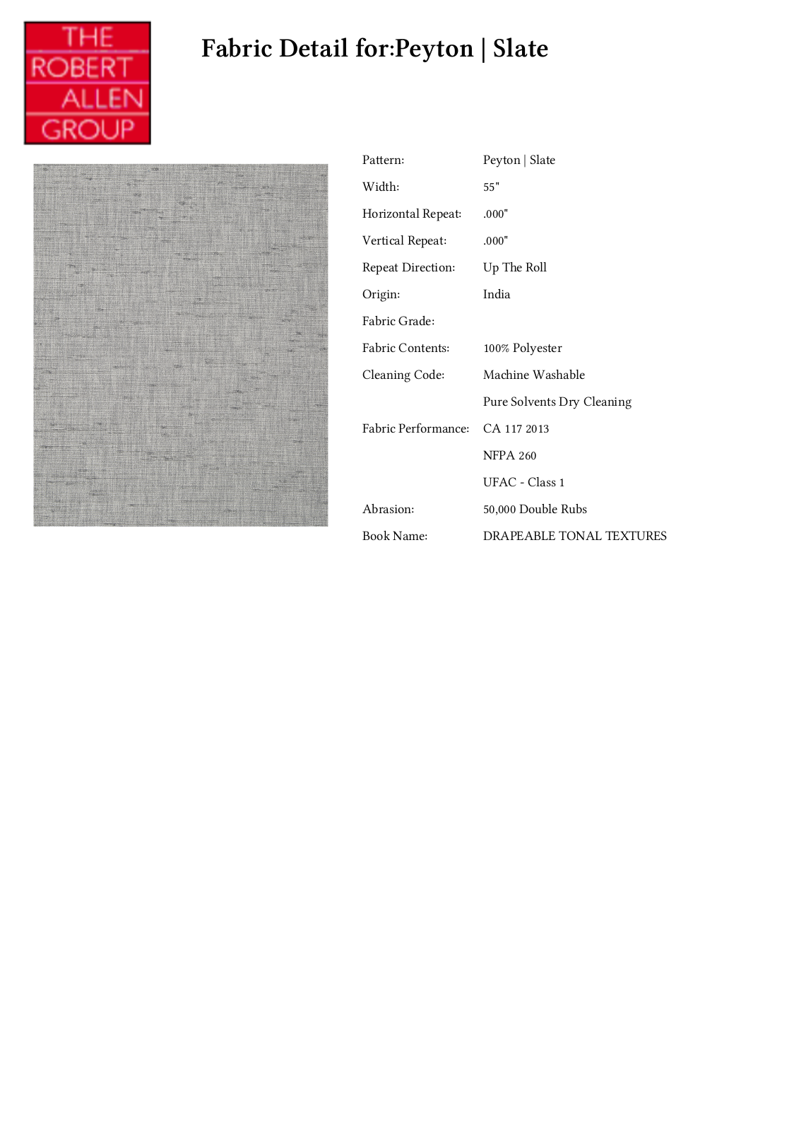 Robert Allen RALF1839 Specifications - ManualMachine.com
