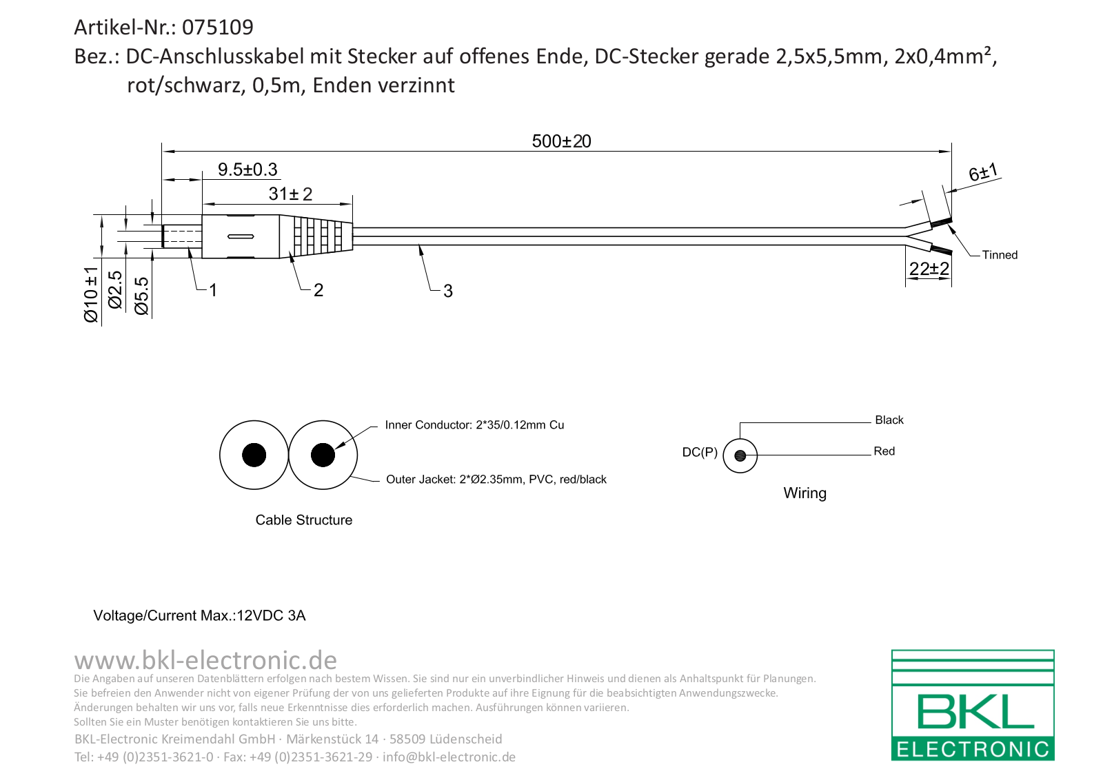 BKL BKL 075109 Datasheet - ManualMachine.com