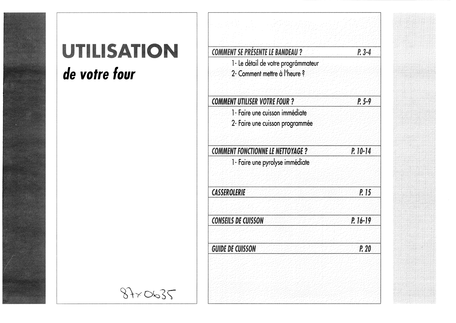 BRANDT FPV292B, FPV292C User Manual