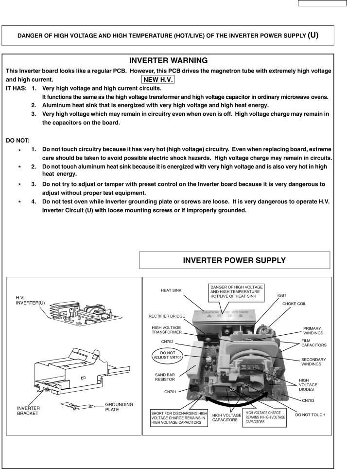 Panasonic NN-ST557MW Schematic